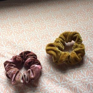 velvet scrunchies